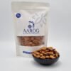 Aarog Exceptional American Almonds Badam 100g pouch showing whole, plump almonds