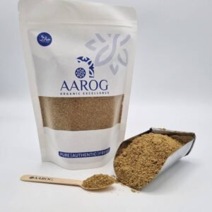 Aarog Pure Coriander Powder Dhaniya in 200g pouch next to high-quality Iranian coriander seeds
