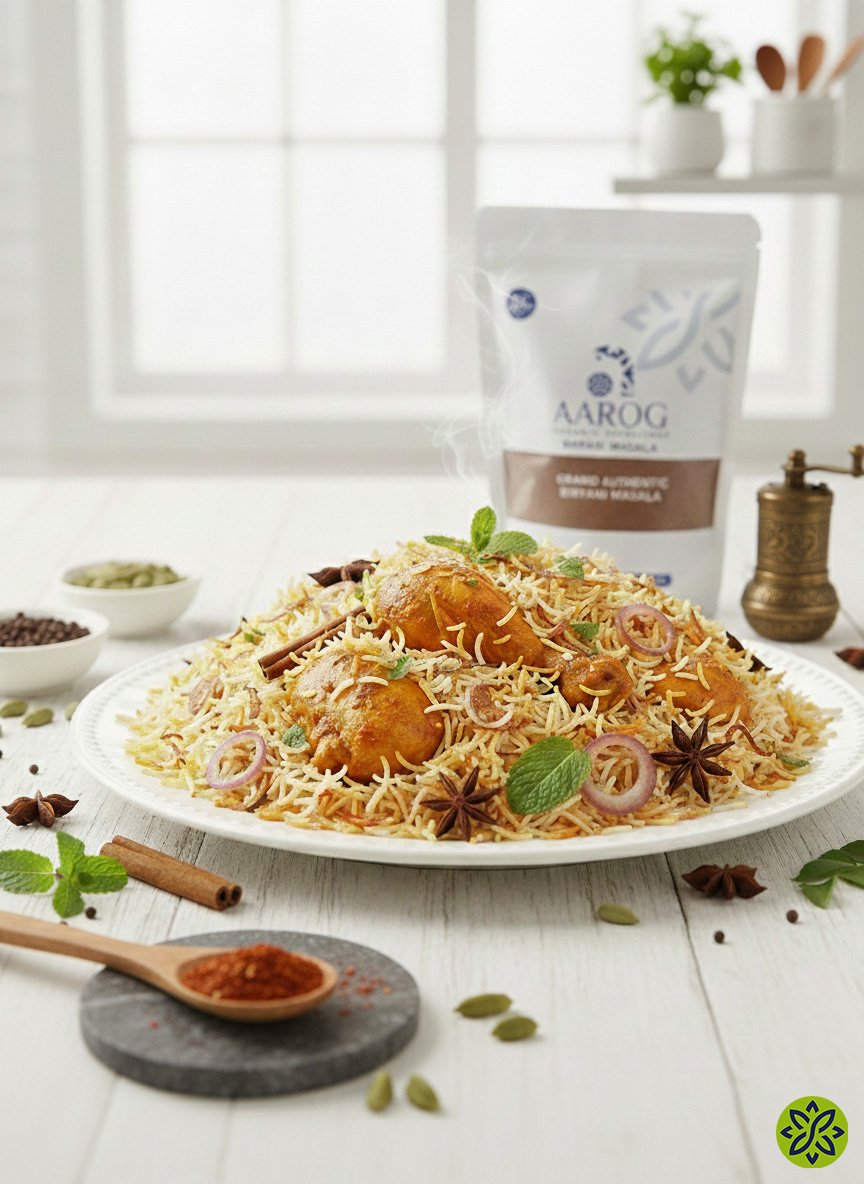 Aarog Authentic Biryani Masala | The Secret to Layered, Aromatic Perfection - Image 4