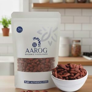 Home Aarog Exotic Premium Afghan Chilgoza Pine Nuts showing large, unshelled, light-colored pine kernels.