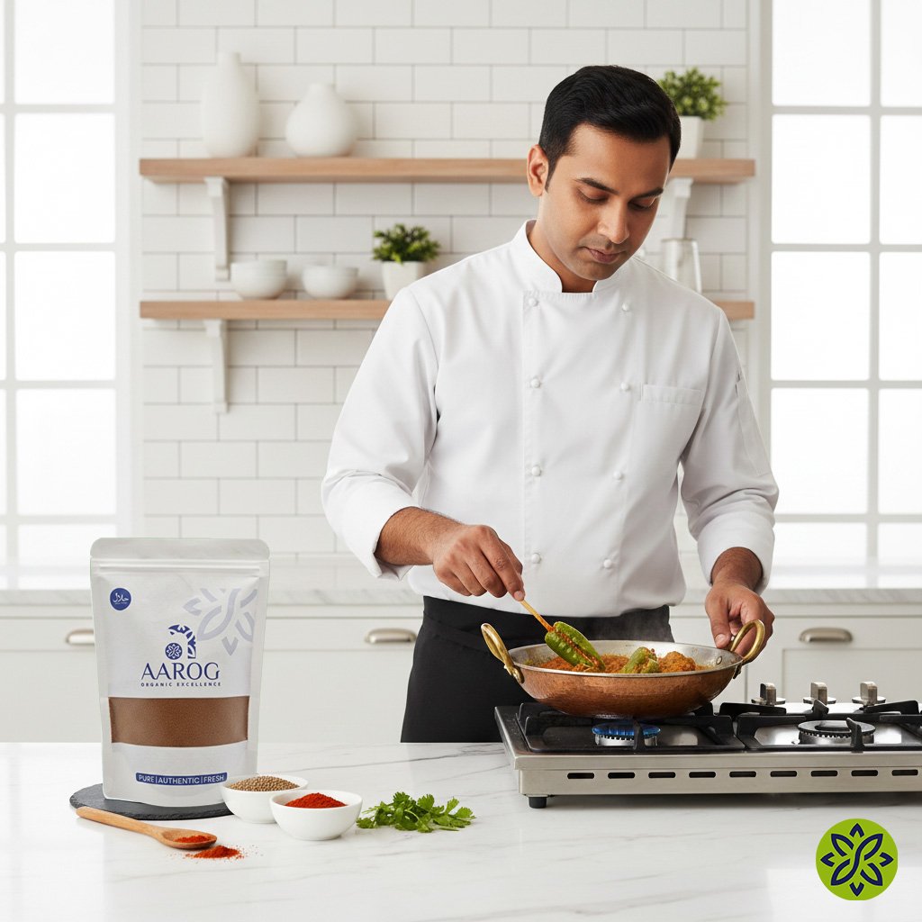 Cheff osht curry with Aarog Achar gosht Masala