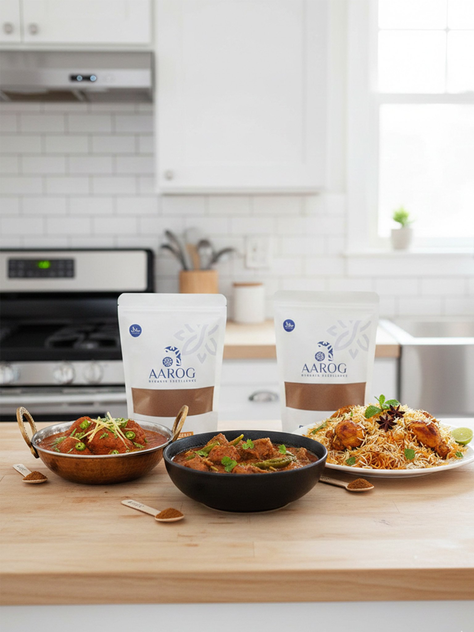 aarog royal trio bundle – authentic biryani, qorma & achar gosht masala mix Buy Masala Online Pakistan Best Biryani Masala Brand