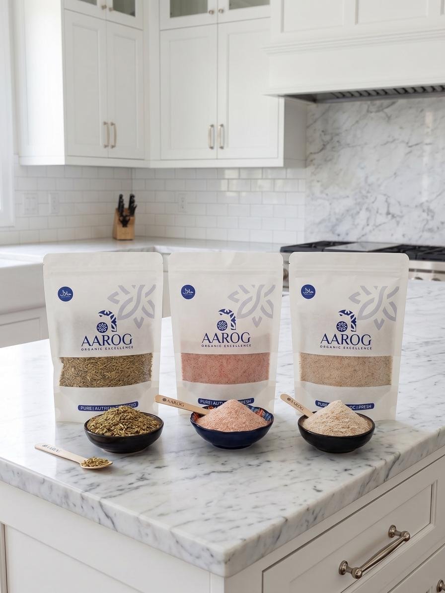 isabgol sonf pink salt pack – pure 3 in 1 | aarog